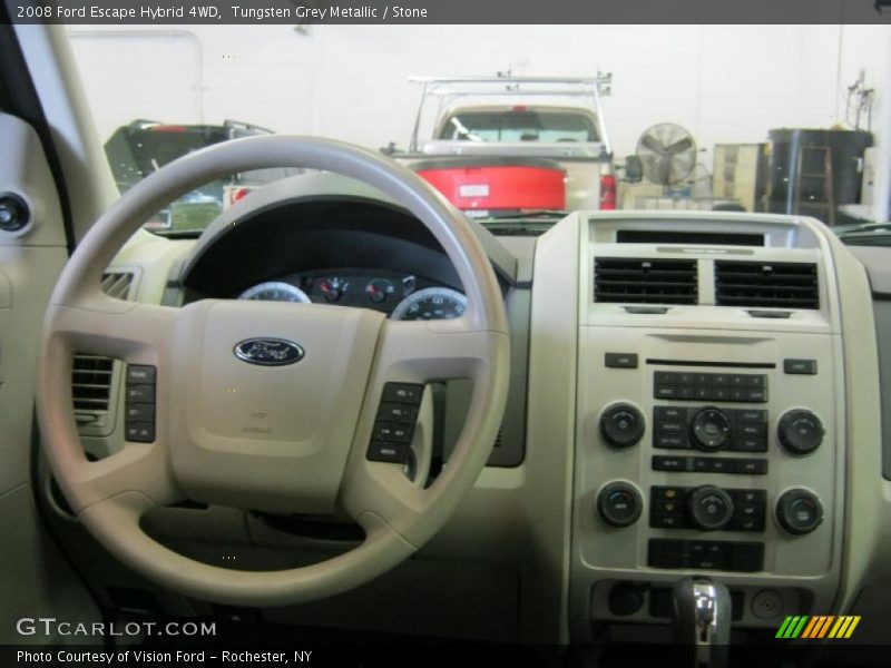 Tungsten Grey Metallic / Stone 2008 Ford Escape Hybrid 4WD