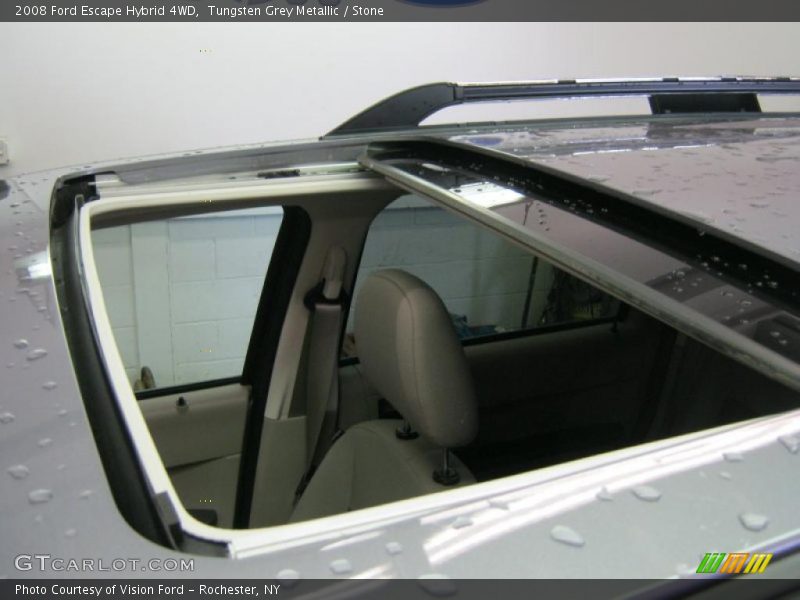 Tungsten Grey Metallic / Stone 2008 Ford Escape Hybrid 4WD