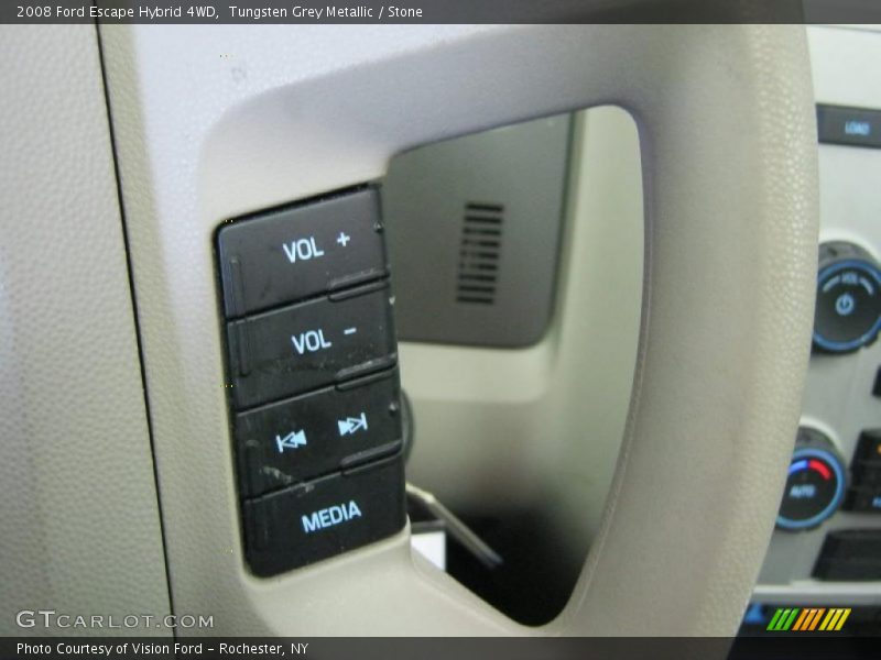 Tungsten Grey Metallic / Stone 2008 Ford Escape Hybrid 4WD