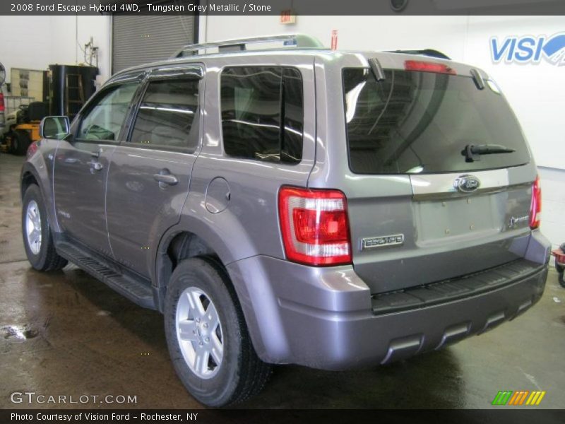 Tungsten Grey Metallic / Stone 2008 Ford Escape Hybrid 4WD