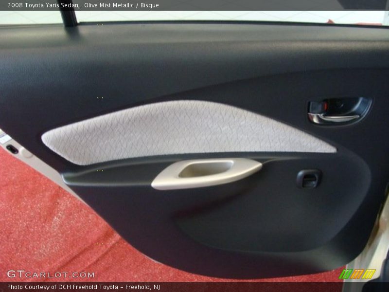 Olive Mist Metallic / Bisque 2008 Toyota Yaris Sedan