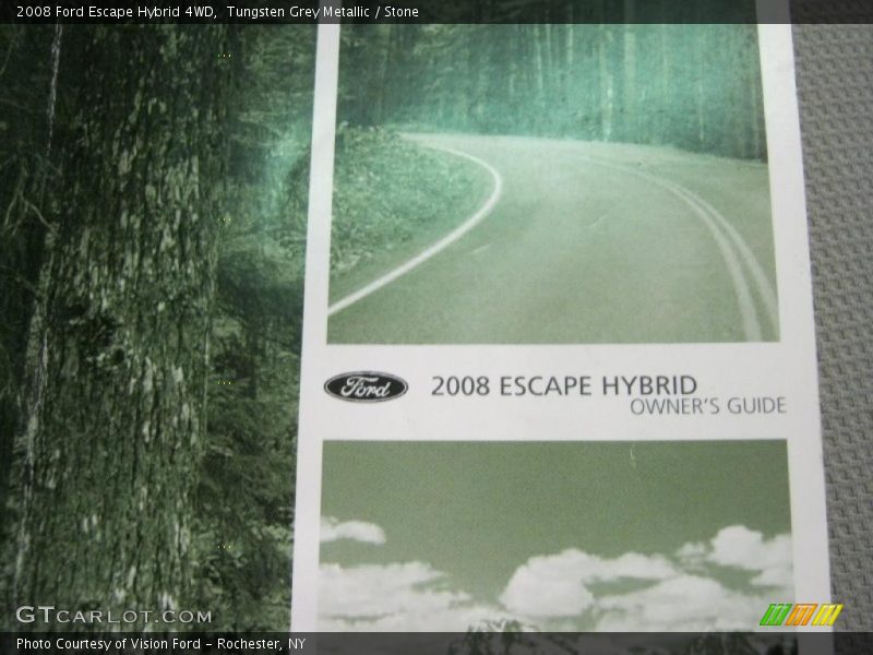 Tungsten Grey Metallic / Stone 2008 Ford Escape Hybrid 4WD