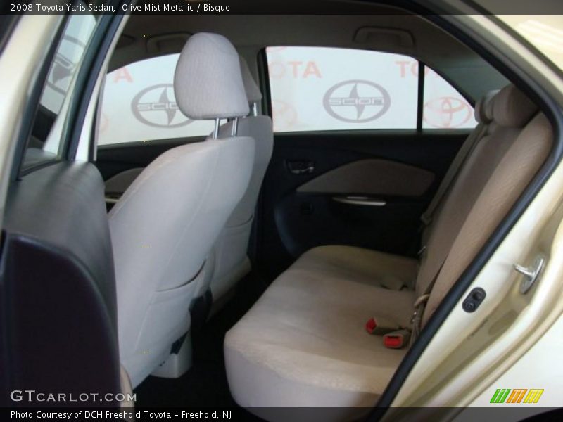 Olive Mist Metallic / Bisque 2008 Toyota Yaris Sedan