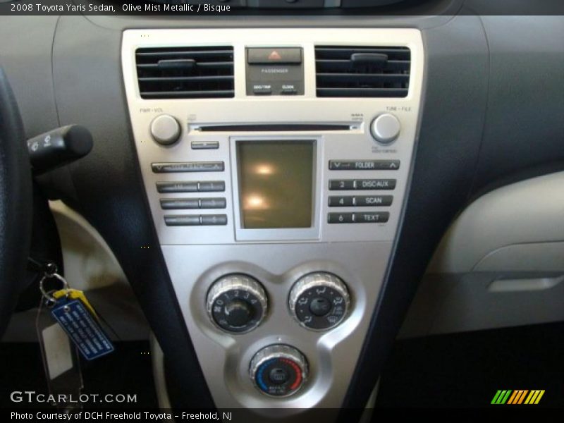Olive Mist Metallic / Bisque 2008 Toyota Yaris Sedan