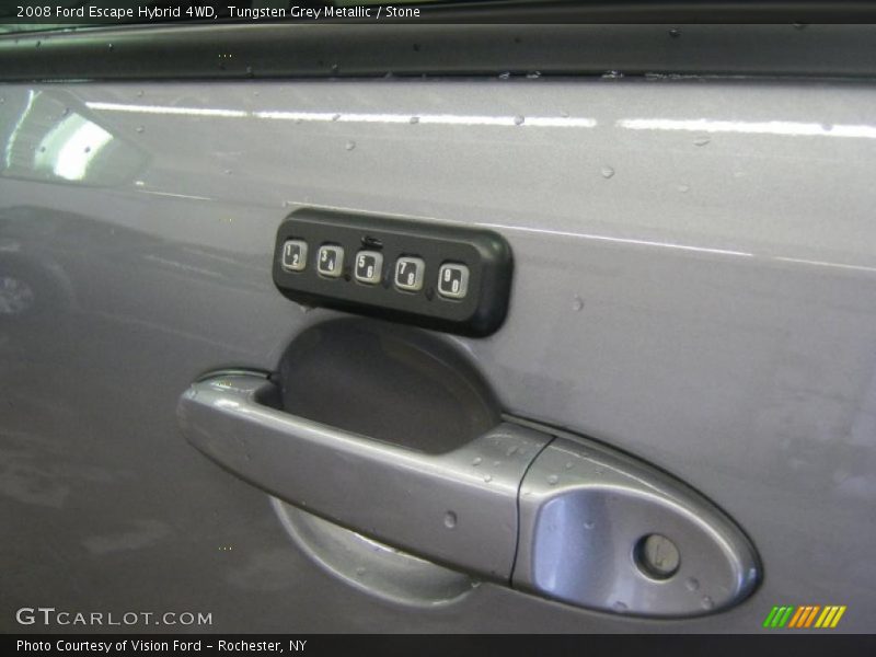 Tungsten Grey Metallic / Stone 2008 Ford Escape Hybrid 4WD
