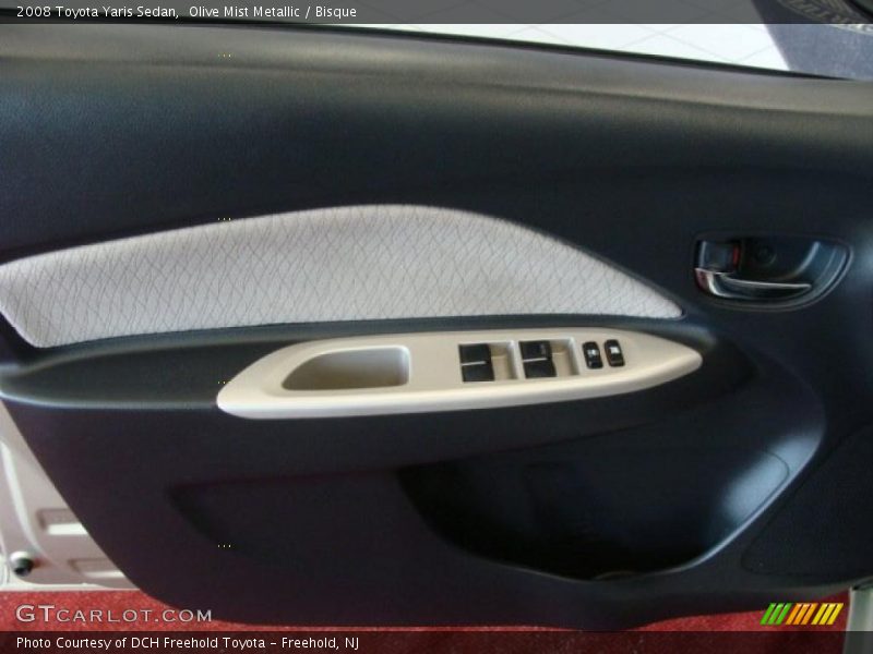 Olive Mist Metallic / Bisque 2008 Toyota Yaris Sedan