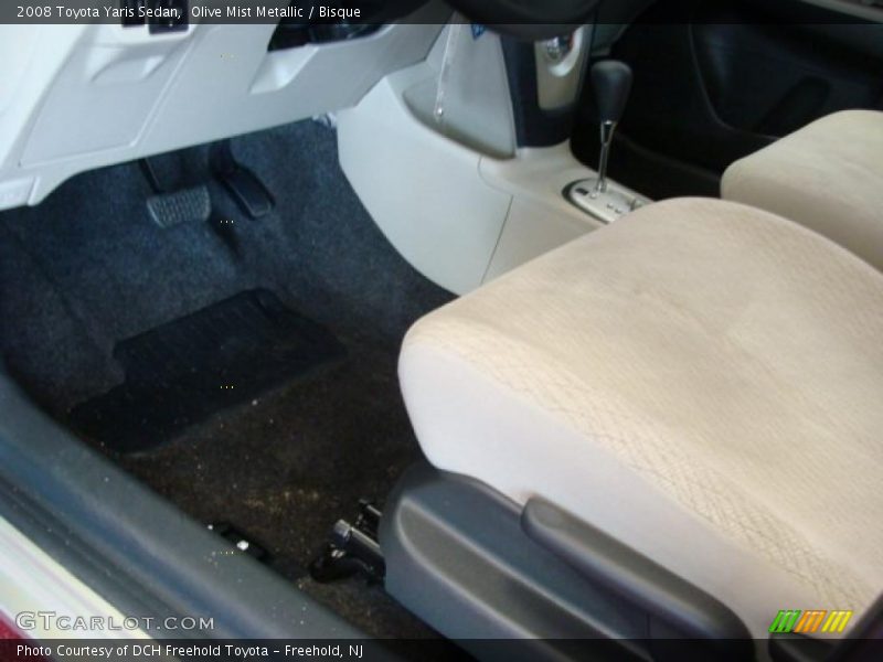 Olive Mist Metallic / Bisque 2008 Toyota Yaris Sedan