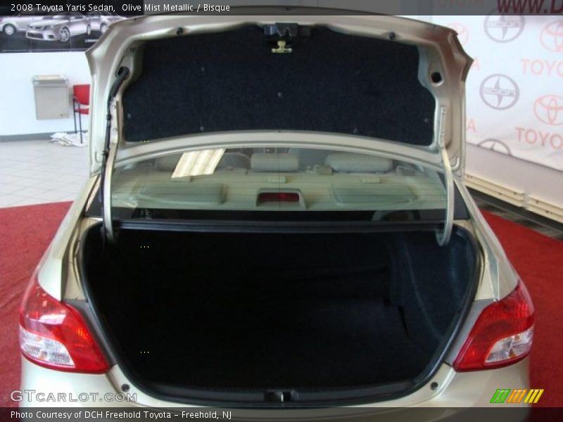 Olive Mist Metallic / Bisque 2008 Toyota Yaris Sedan