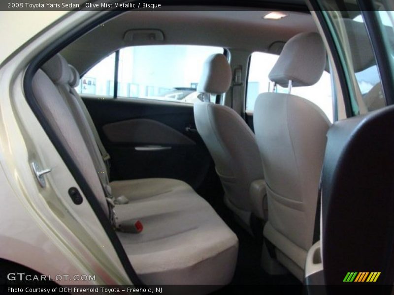 Olive Mist Metallic / Bisque 2008 Toyota Yaris Sedan