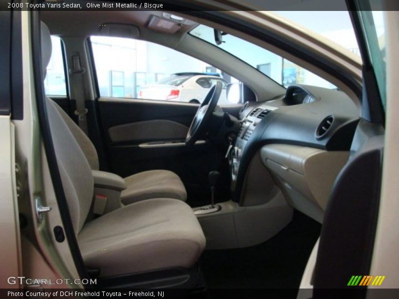 Olive Mist Metallic / Bisque 2008 Toyota Yaris Sedan