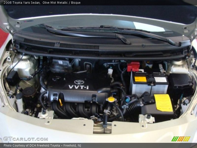 Olive Mist Metallic / Bisque 2008 Toyota Yaris Sedan
