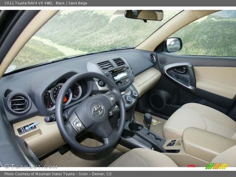 Black / Sand Beige 2011 Toyota RAV4 V6 4WD