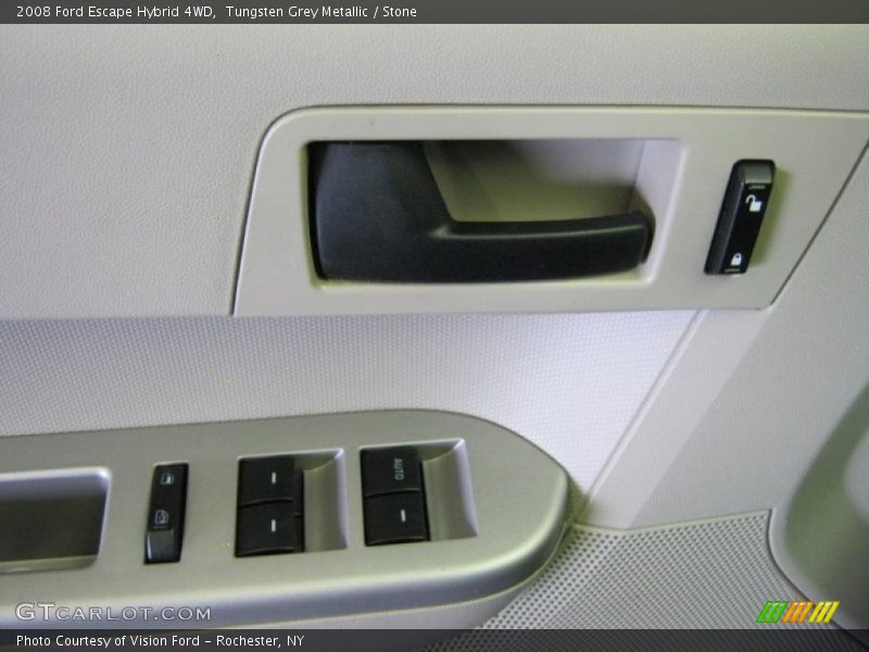 Tungsten Grey Metallic / Stone 2008 Ford Escape Hybrid 4WD