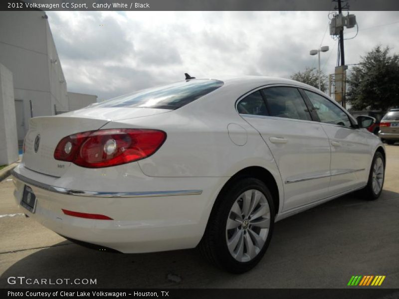 Candy White / Black 2012 Volkswagen CC Sport