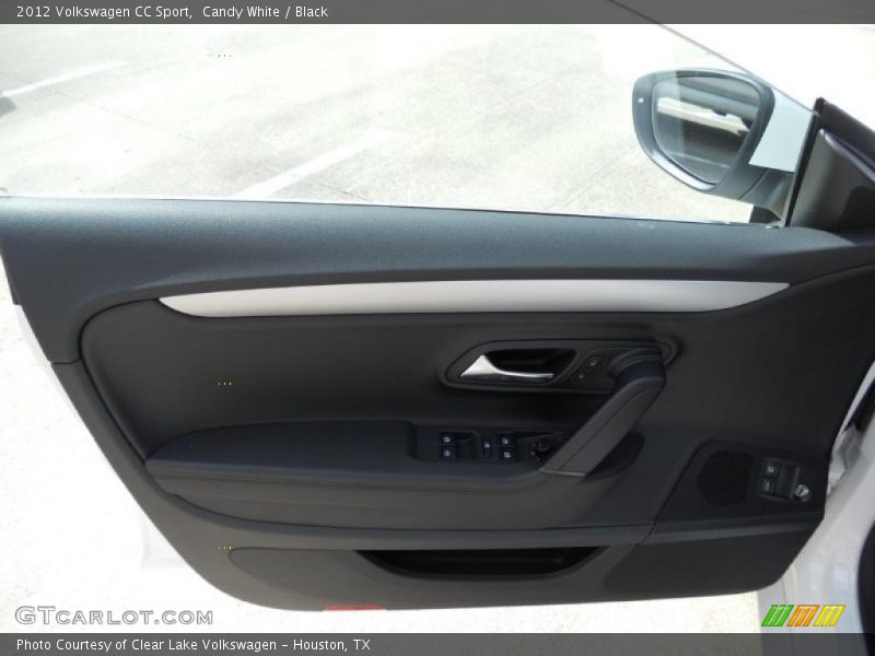 Candy White / Black 2012 Volkswagen CC Sport