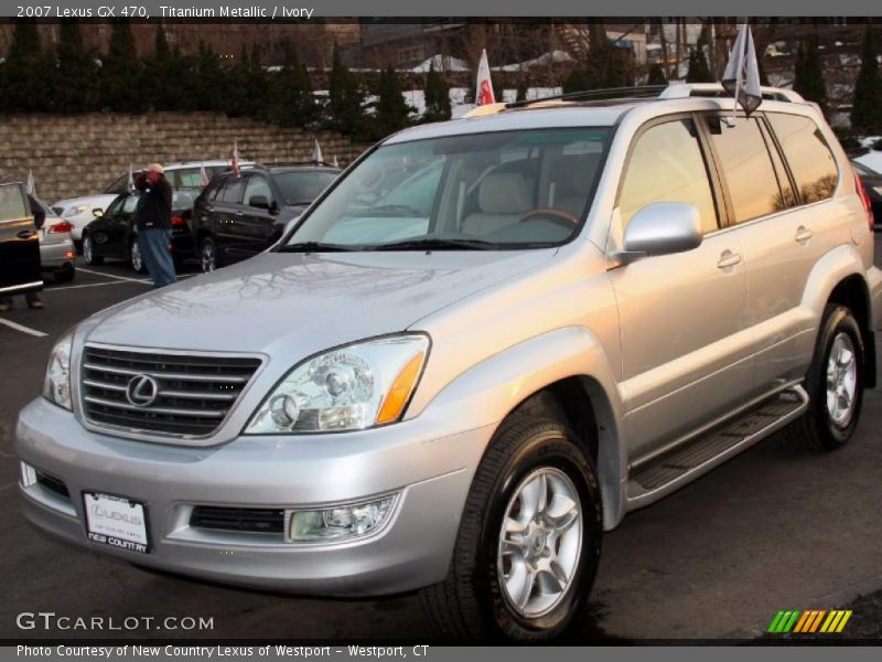 Titanium Metallic / Ivory 2007 Lexus GX 470