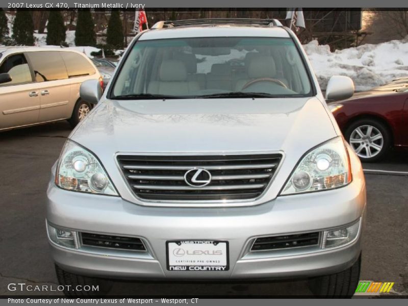 Titanium Metallic / Ivory 2007 Lexus GX 470