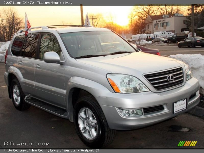 Titanium Metallic / Ivory 2007 Lexus GX 470