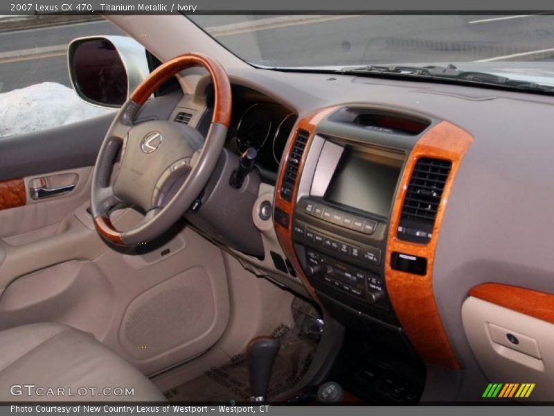 Titanium Metallic / Ivory 2007 Lexus GX 470