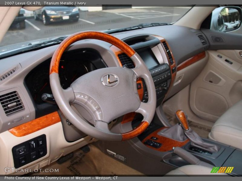 Titanium Metallic / Ivory 2007 Lexus GX 470
