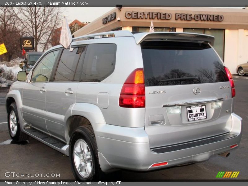 Titanium Metallic / Ivory 2007 Lexus GX 470