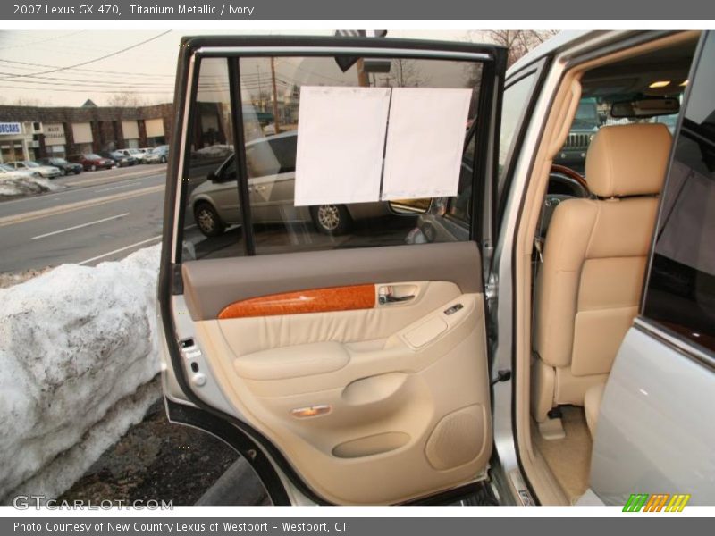 Titanium Metallic / Ivory 2007 Lexus GX 470
