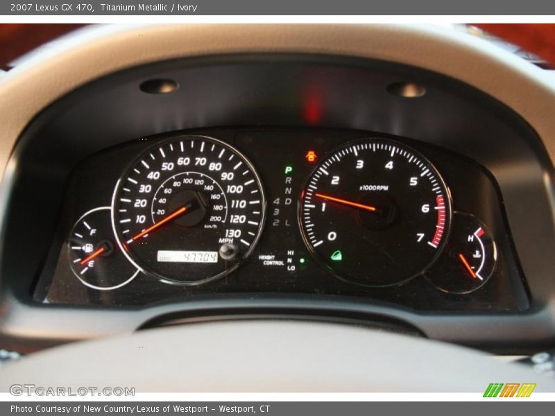 Titanium Metallic / Ivory 2007 Lexus GX 470