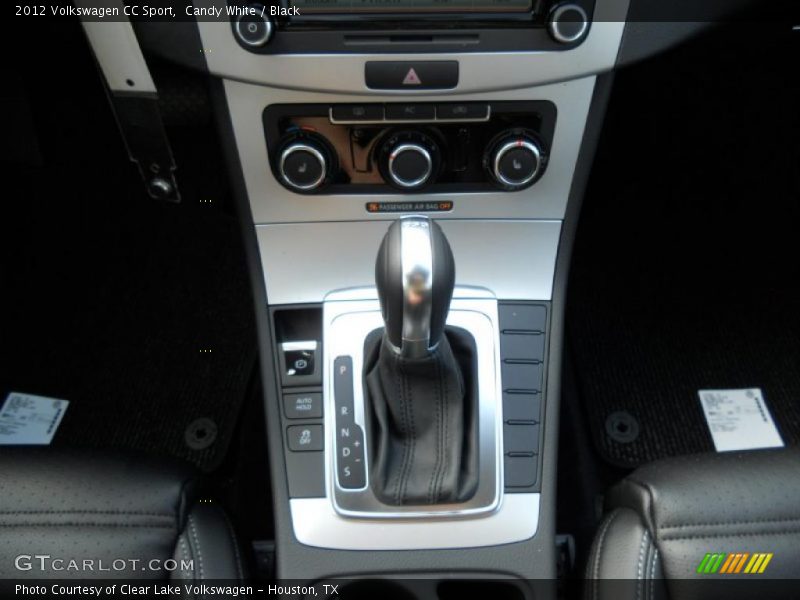 Candy White / Black 2012 Volkswagen CC Sport