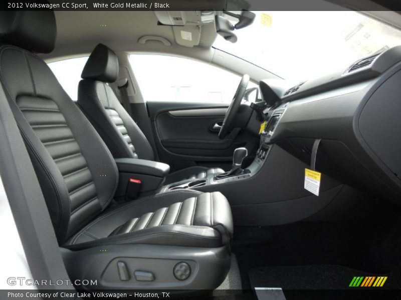 White Gold Metallic / Black 2012 Volkswagen CC Sport