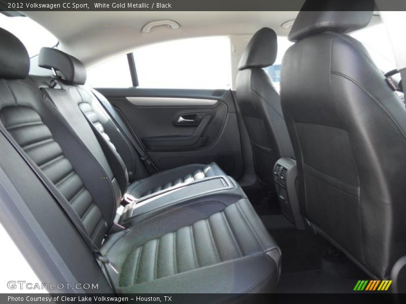 White Gold Metallic / Black 2012 Volkswagen CC Sport