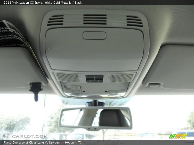 White Gold Metallic / Black 2012 Volkswagen CC Sport