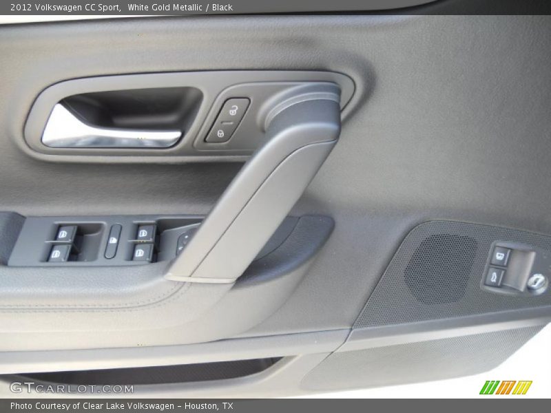 White Gold Metallic / Black 2012 Volkswagen CC Sport