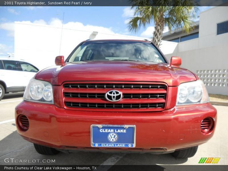 Sundown Red Pearl / Ivory 2001 Toyota Highlander