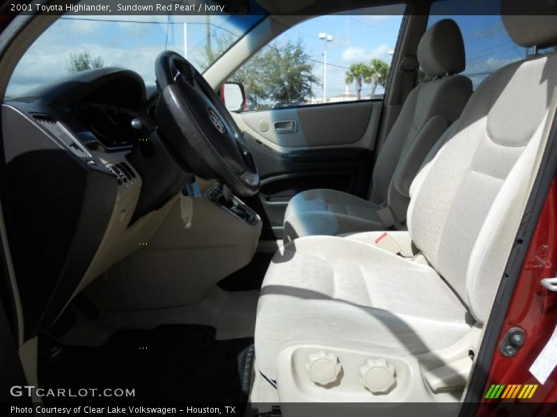 Sundown Red Pearl / Ivory 2001 Toyota Highlander
