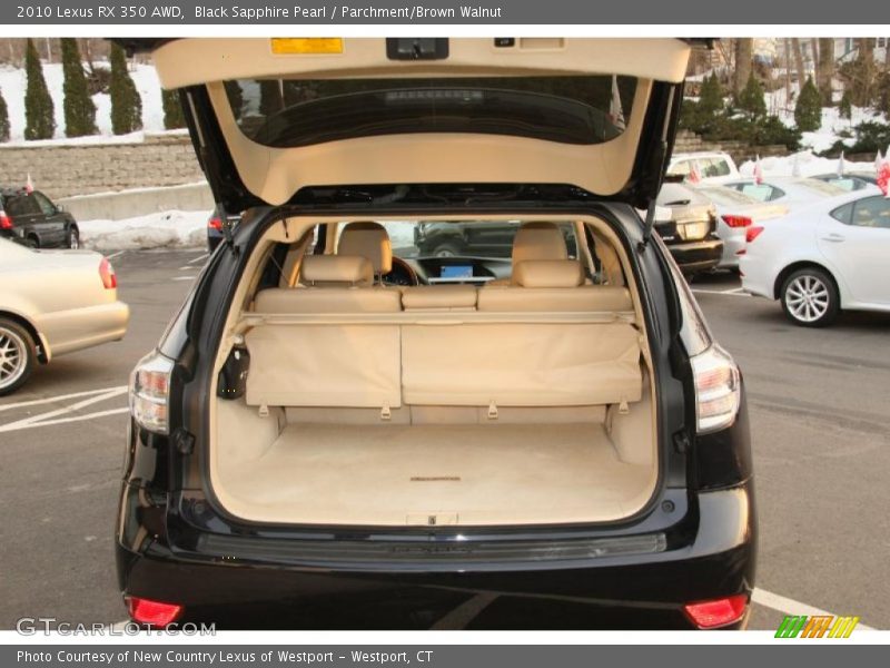 Black Sapphire Pearl / Parchment/Brown Walnut 2010 Lexus RX 350 AWD