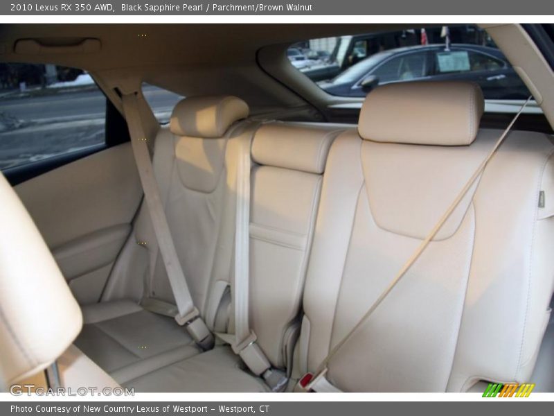 Black Sapphire Pearl / Parchment/Brown Walnut 2010 Lexus RX 350 AWD