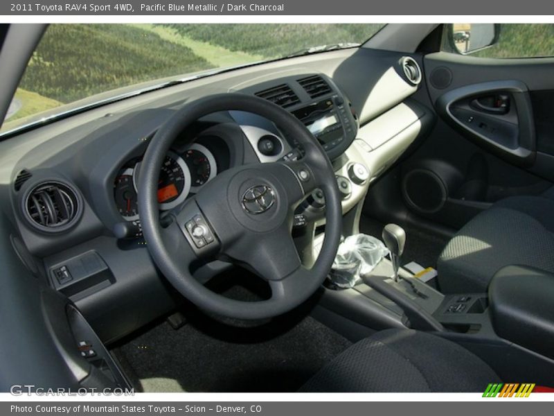Pacific Blue Metallic / Dark Charcoal 2011 Toyota RAV4 Sport 4WD