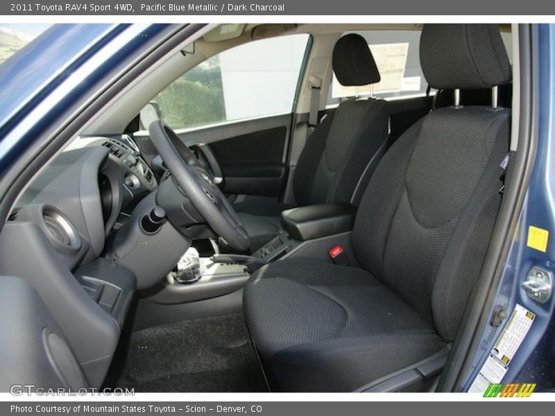 Pacific Blue Metallic / Dark Charcoal 2011 Toyota RAV4 Sport 4WD