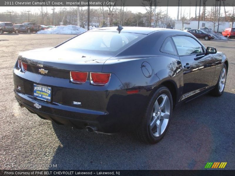 Imperial Blue Metallic / Gray 2011 Chevrolet Camaro LT Coupe
