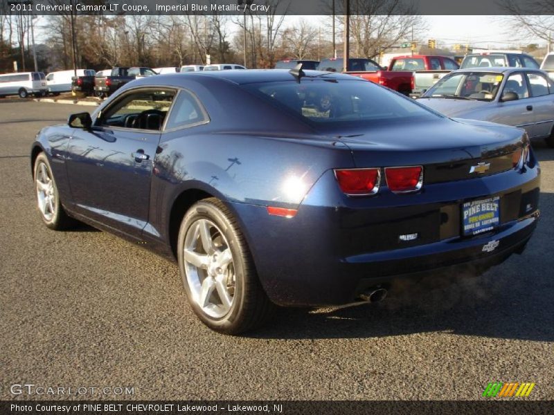 Imperial Blue Metallic / Gray 2011 Chevrolet Camaro LT Coupe
