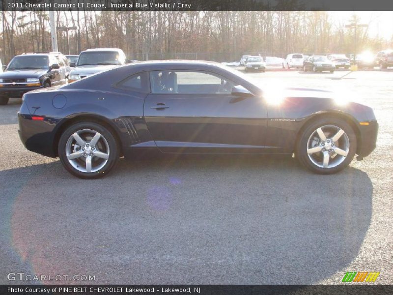 Imperial Blue Metallic / Gray 2011 Chevrolet Camaro LT Coupe