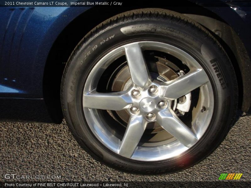 Imperial Blue Metallic / Gray 2011 Chevrolet Camaro LT Coupe