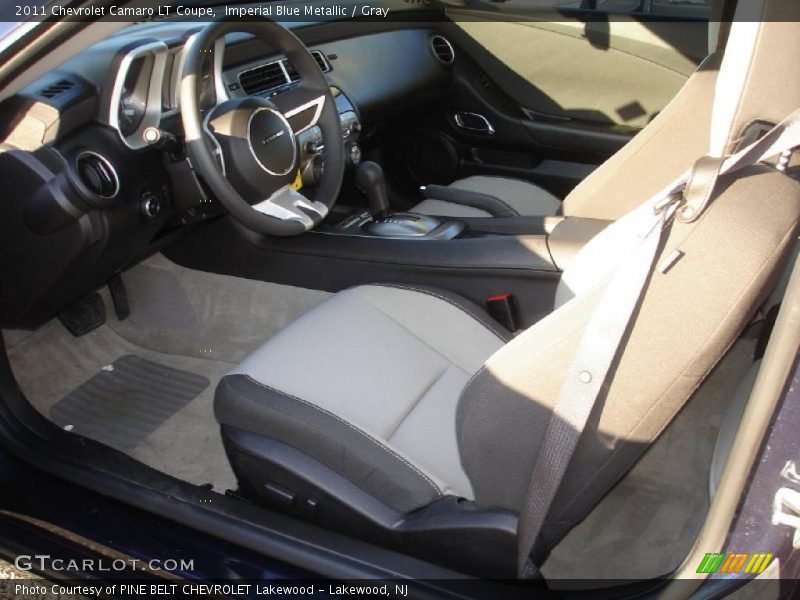 Imperial Blue Metallic / Gray 2011 Chevrolet Camaro LT Coupe