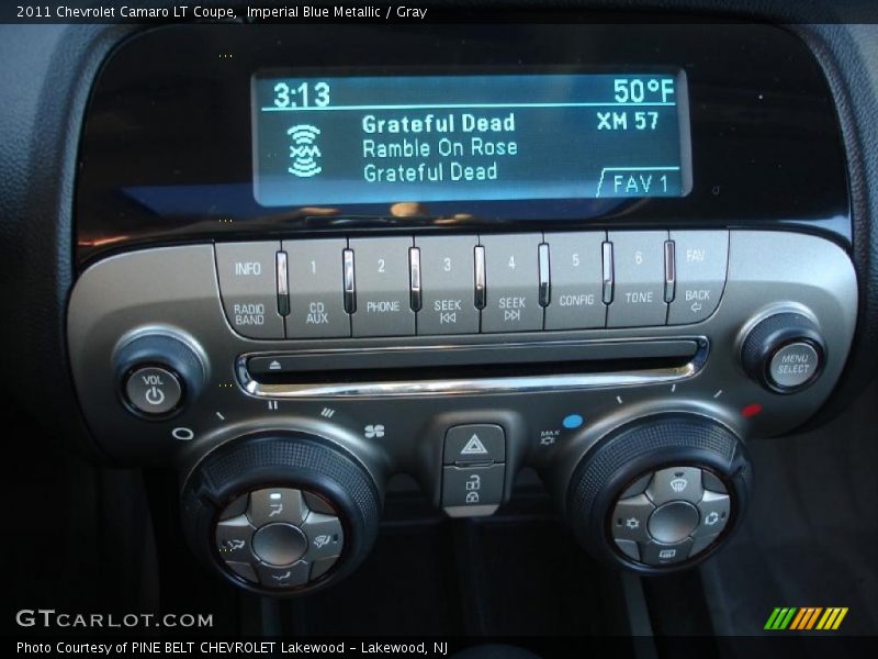 Imperial Blue Metallic / Gray 2011 Chevrolet Camaro LT Coupe