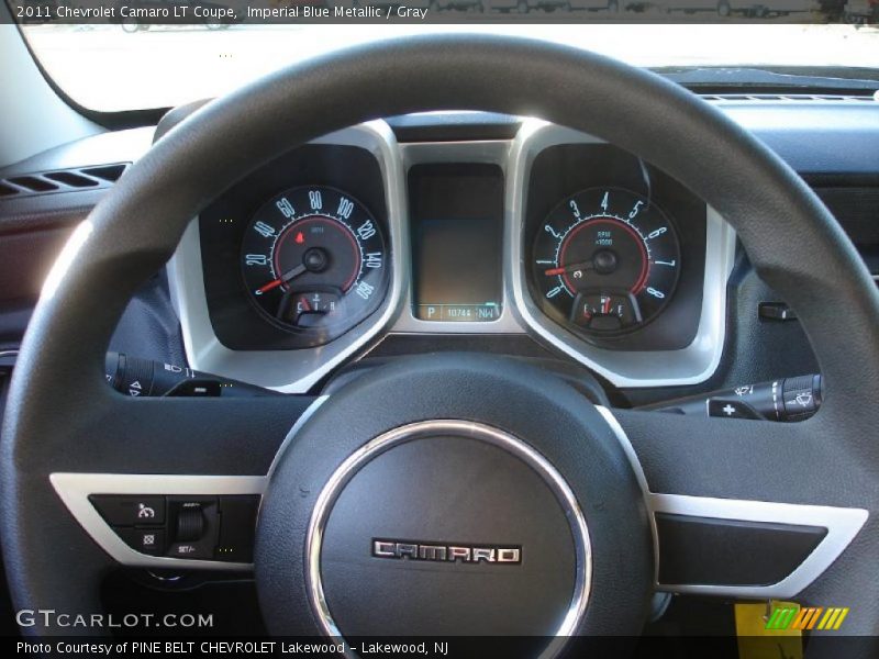Imperial Blue Metallic / Gray 2011 Chevrolet Camaro LT Coupe