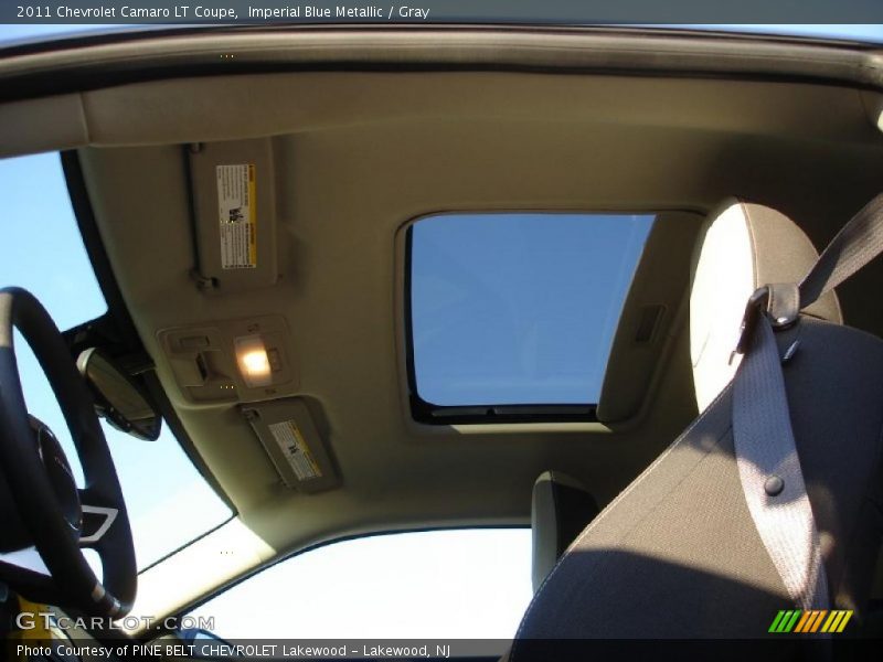 Imperial Blue Metallic / Gray 2011 Chevrolet Camaro LT Coupe