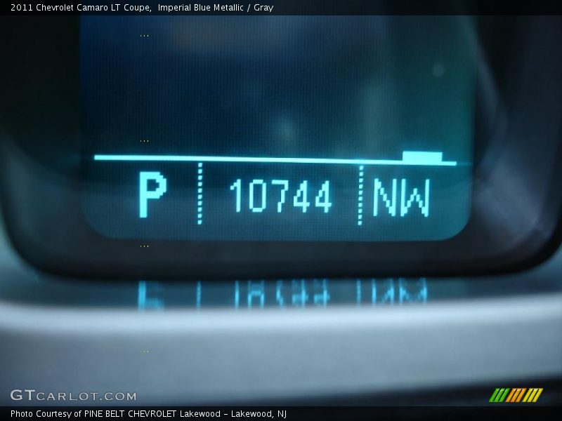 Imperial Blue Metallic / Gray 2011 Chevrolet Camaro LT Coupe