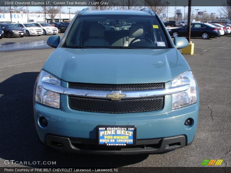Golden Teal Metallic / Light Gray 2008 Chevrolet Equinox LT