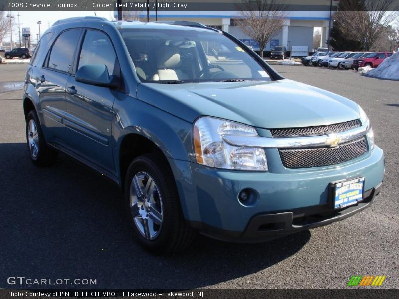 Golden Teal Metallic / Light Gray 2008 Chevrolet Equinox LT