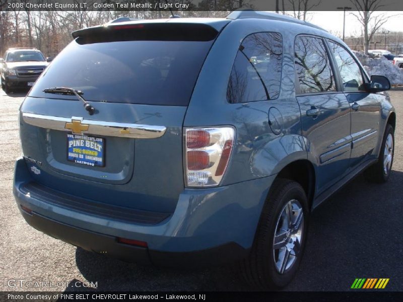 Golden Teal Metallic / Light Gray 2008 Chevrolet Equinox LT